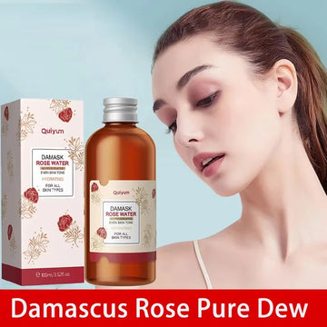 Face Care Rose Water Nourishing Skin Improve Dullness Anti Aging Facial Toner Damask Korean Skincare Products 100ml