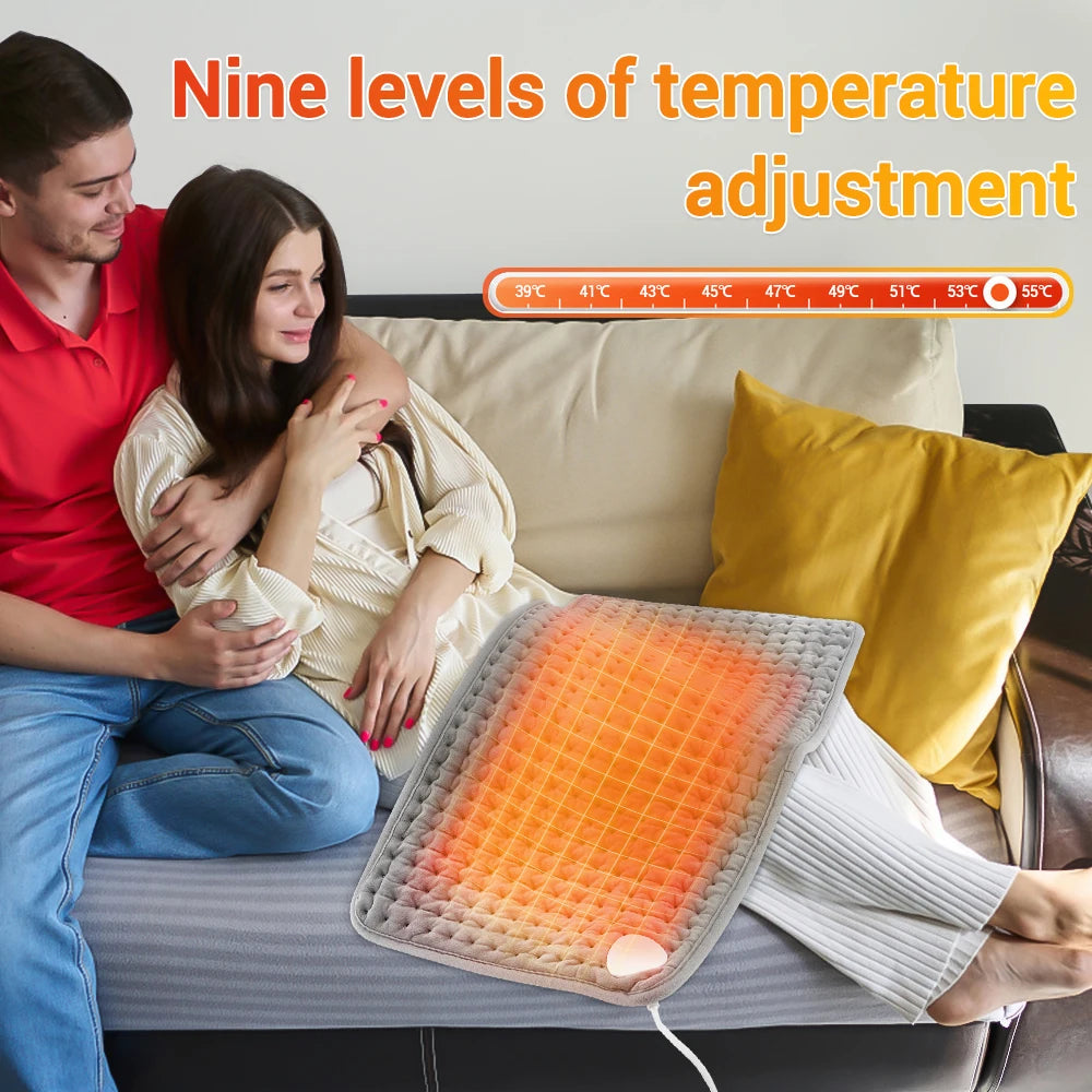 Electric Heating Pad Warm Physiotherapy Thermal Blanket Office Home Temperature Control Waist Belt Warming Back Hand Leg