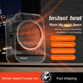Electric Heater Hot Air Blower Desktop Heater Portable Heater Mini Energy Saving for Office Room Dormitory Home Applianc