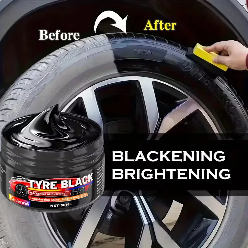 30ml Long-Lasting Tire Black & Brightening Cream by QIFENGHE