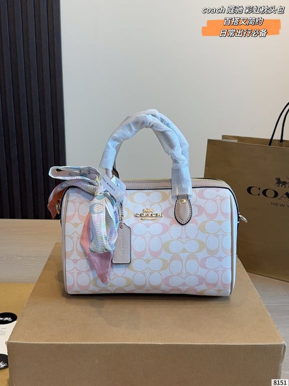 Mini Rowan Satchel in Pastel Signature Canvas