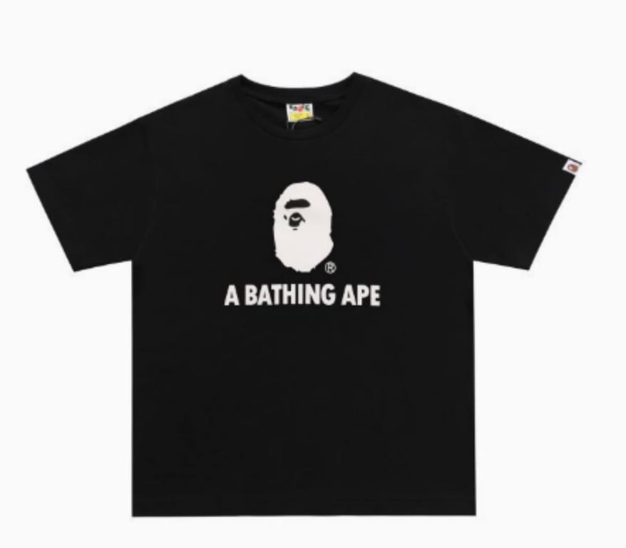 Black BAPE Ape Head Logo T-Shirt