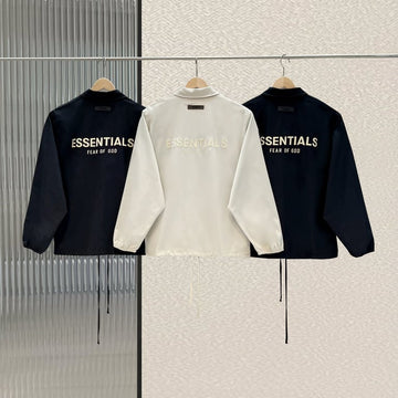 Fear of God Essentials Back Logo Coach Jacket
