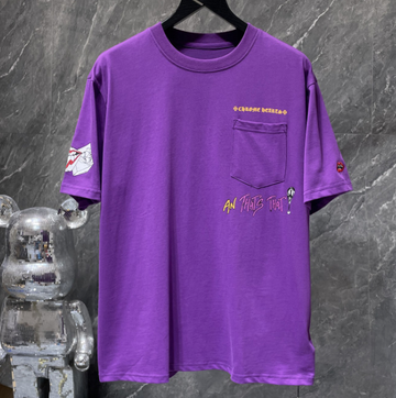 Chrome Hearts Purple "An That's That" Pocket Tee