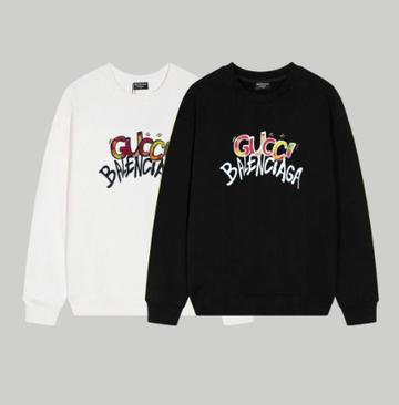 Balenciaga x Gucci print crewneck sweatshirt