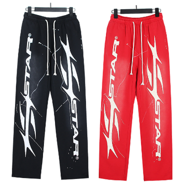 Hellstar Distressed Terry Cloth High Street Retro Sweatpants