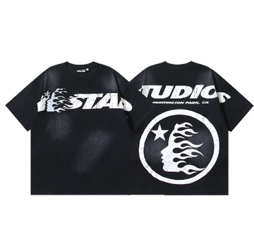 Hellstar Washed Print Short-Sleeve T-Shirt
