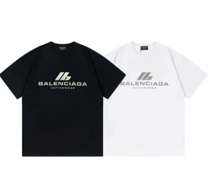 2025 Balenciaga Ib logo print short-sleeved T-shirt