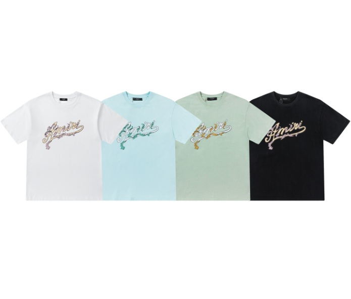 AMIRI Floral Script Logo T-Shirt