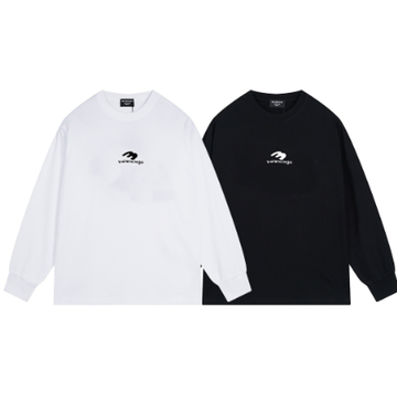 Balenciaga's new logo print long-sleeved shirt