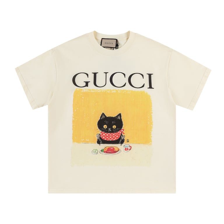 Gucci Early Spring Collection High-Weight Short-Sleeve