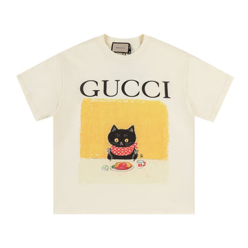 Gucci Early Spring Collection High-Weight Short-Sleeve