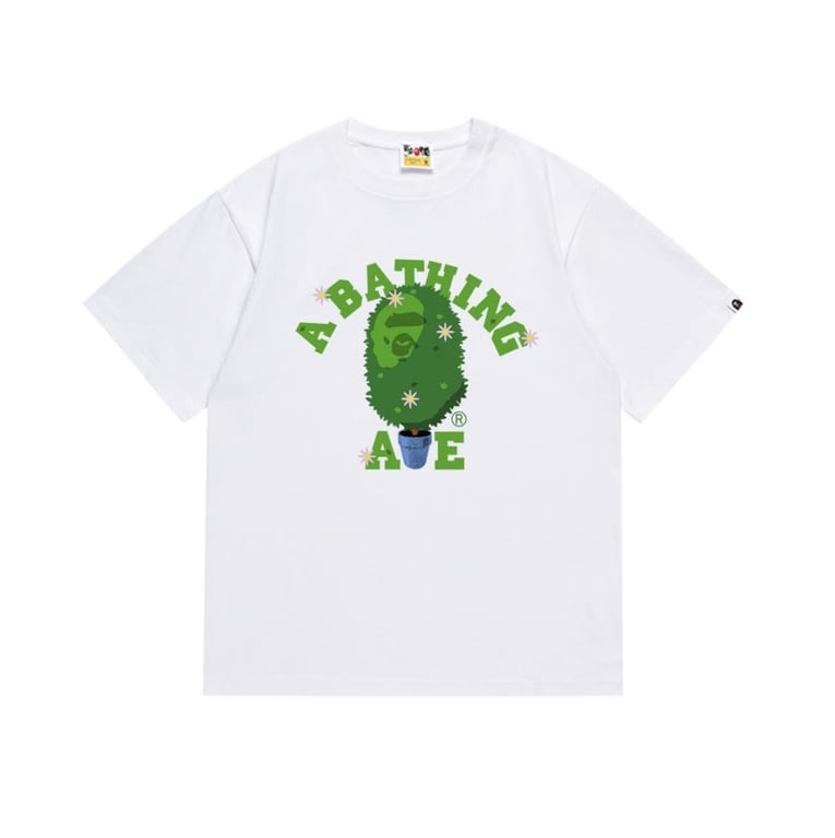 White BAPE "Topiary Ape" T-Shirt