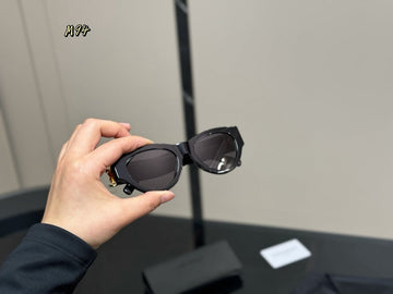 Saint Laurent Black Cat-Eye Sunglasses