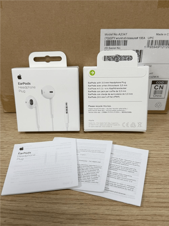 A1472  /  I6 3.5mm Earpods New packagin