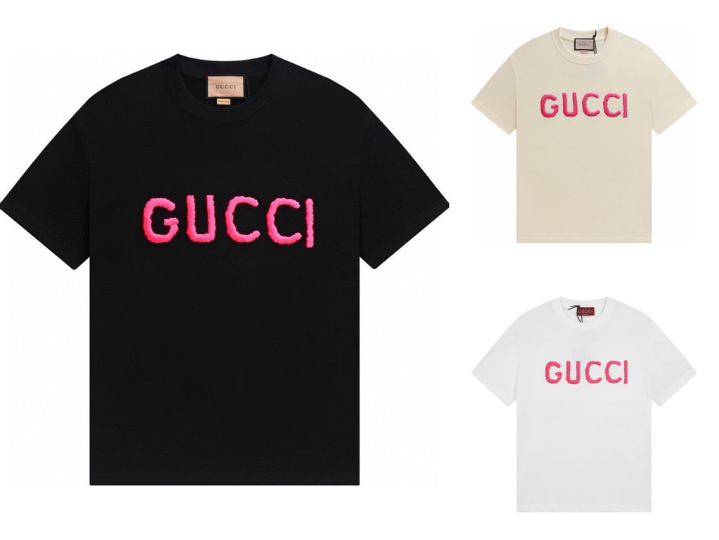 Gucci Early Spring Collection High-Weight Short-Sleeve