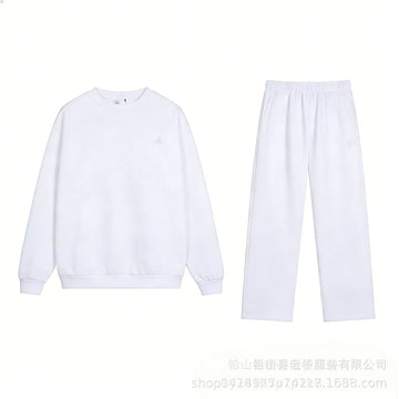 ALO White Crew Neck Straight Suit