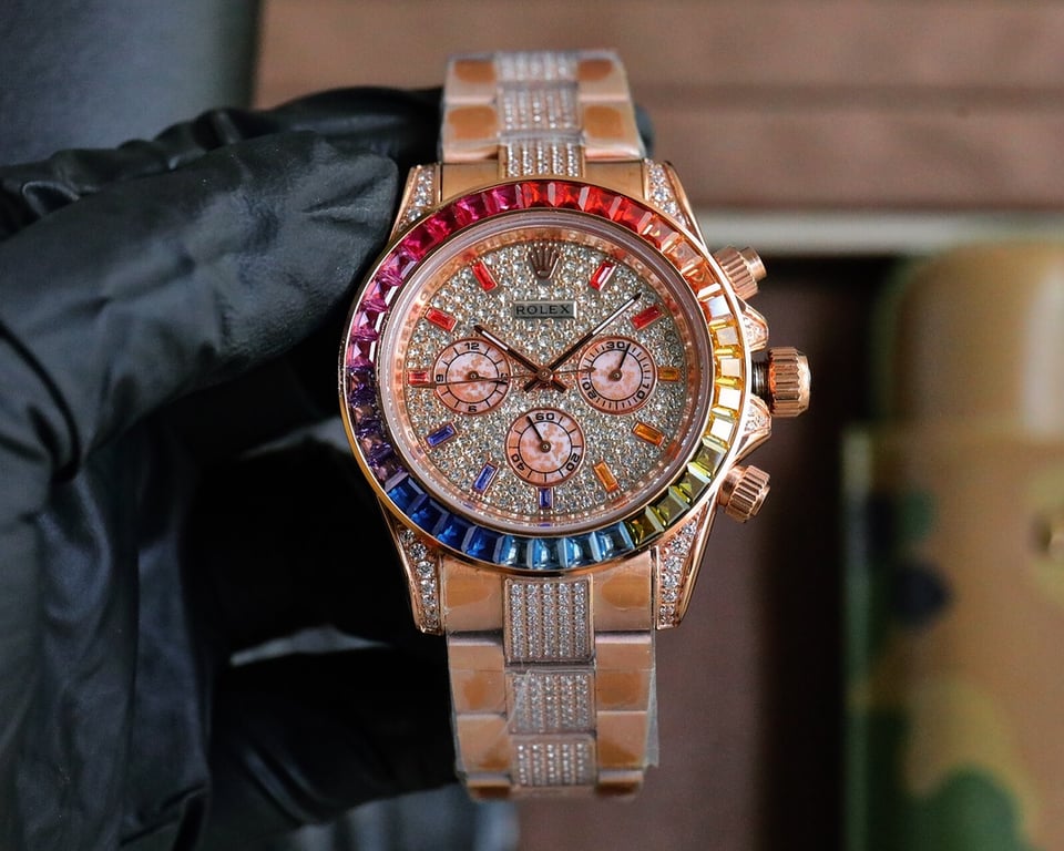 Rolex Oyster Perpetual Cosmograph Daytona (Custom Rainbow)