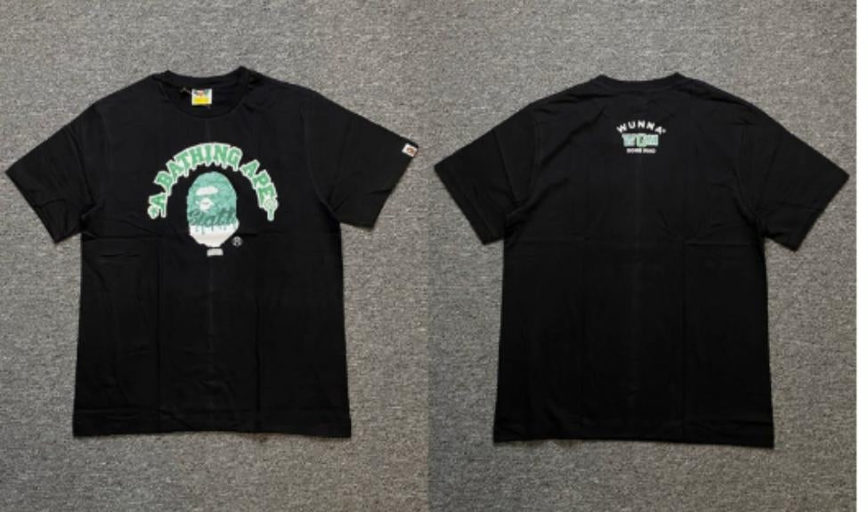 Black BAPE x Gunna WUNNA Collab T-Shirt