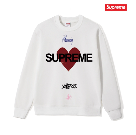 Supreme Heart Multi-Logo Crewneck