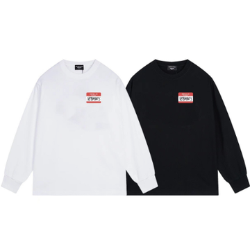 Balenciaga Collaboration Printed Long-Sleeve