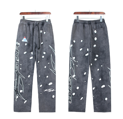 Hellstar Distressed Terry Cloth High Street Retro Sweatpants