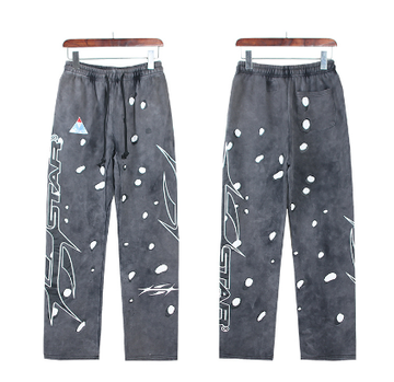 Hellstar Distressed Terry Cloth High Street Retro Sweatpants