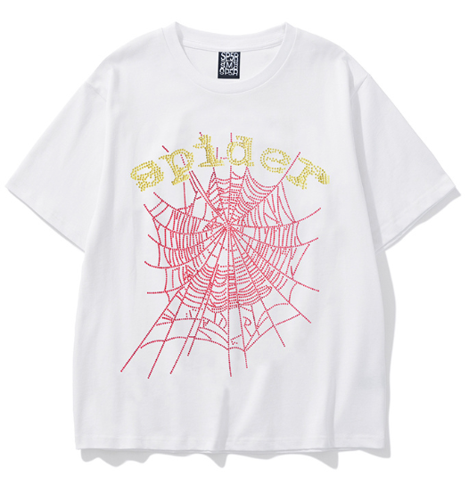 Sp5der Rhinestone OG Web Tee