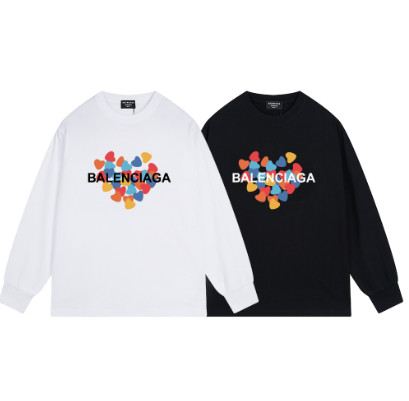 Balenciaga's new heart-print long-sleeved shirt.