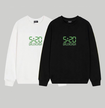 Balenciaga Limited Edition 520 Print Crew Neck Sweatshirt