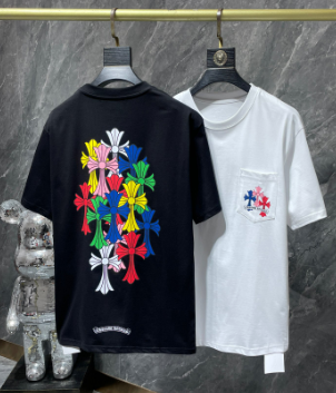 Chrome Hearts Multicolor Cross Cluster Tee