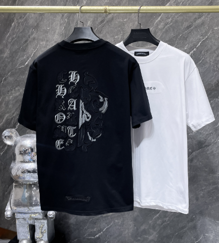 Chrome Hearts Gothic Letter Embroidery Tee