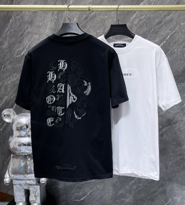 Chrome Hearts Gothic Letter Embroidery Tee