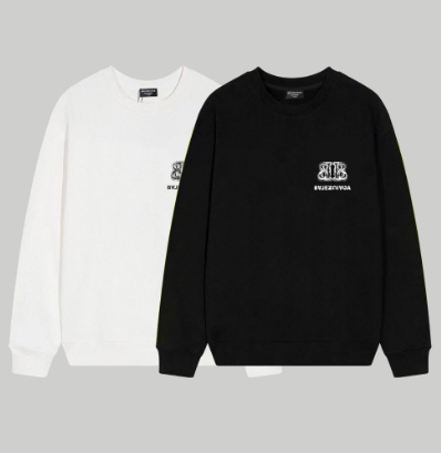 Balenciaga 23S New Art Graffiti Print Crew Neck Sweatshirt