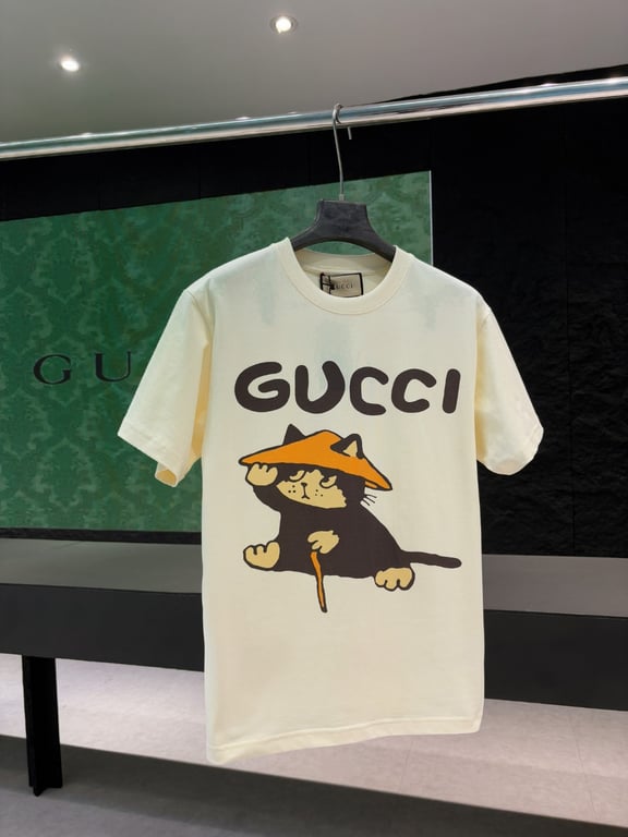 Gucci Early Spring Collection High-Weight Short-Sleeve