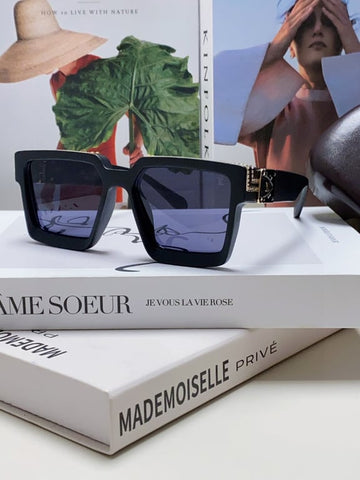 LV Square Sunglasses with Lock Detail