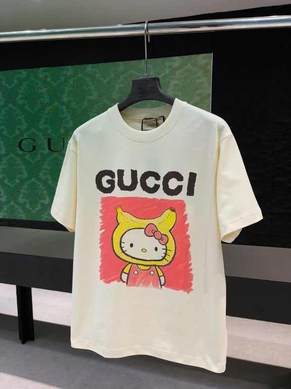 Gucci Early Spring Collection High-Weight Short-Sleeve