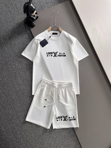Louis Vuitton Spring/Summer New Casual Short-Sleeve Shorts Set
