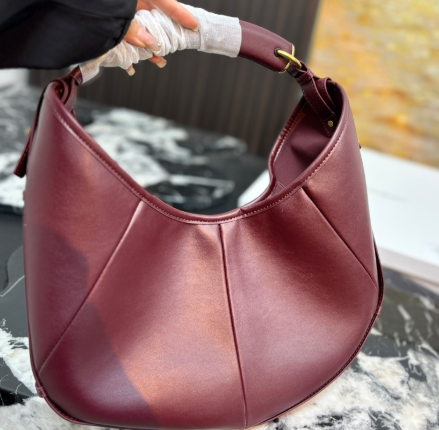 YSL Saint Laurent Mombasa Crescent Bag