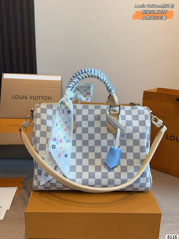 Louis Vuitton Speedy Bandouli猫re 25 (Damier Azur)