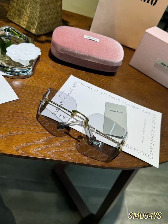 Miu Miu SMU54YS Rimless Sunglasses