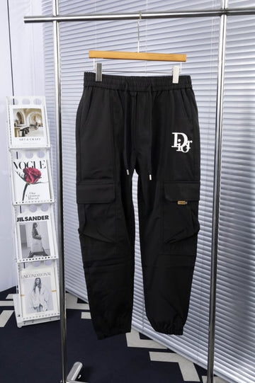 Dior Black Logo Cargo Track Pants