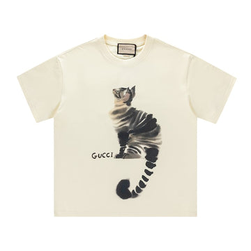 Gucci Early Spring Collection High-Weight Short-Sleeve