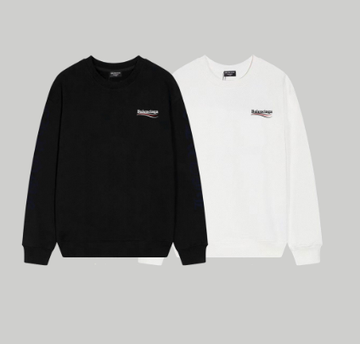 Balenciaga's popular classic wave print crewneck sweatshirt