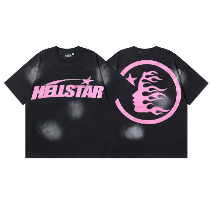 Hellstar Washed Print Short-Sleeve T-Shirt