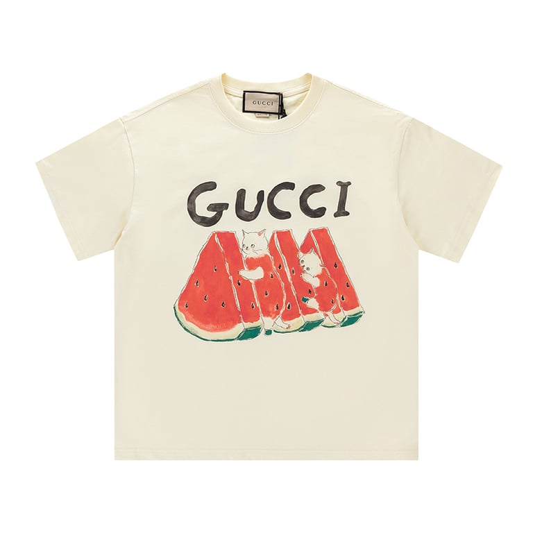 Gucci Early Spring Collection High-Weight Short-Sleeve