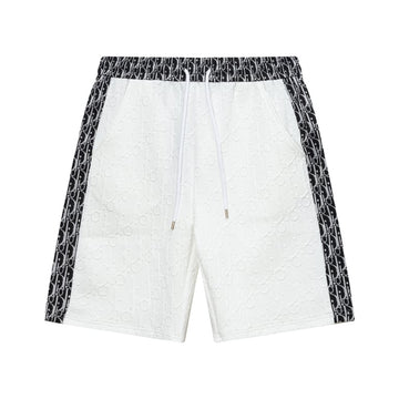 Dior White Oblique Jacquard Shorts