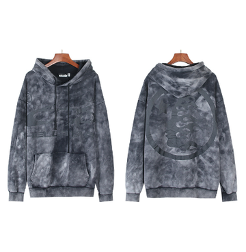 Hellstar Distressed Terry Cloth High Street Retro Hooded Sweatshirt