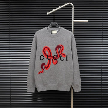 Gucci Year of the Snake Knitted Long-Sleeved Sweater