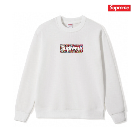 Supreme Multi-Pattern Box Logo Crewneck